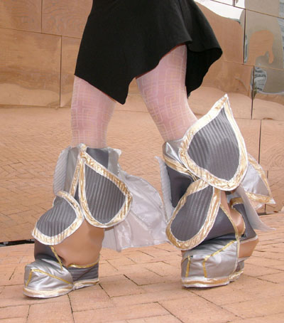 Futurism-Inspired Footwear