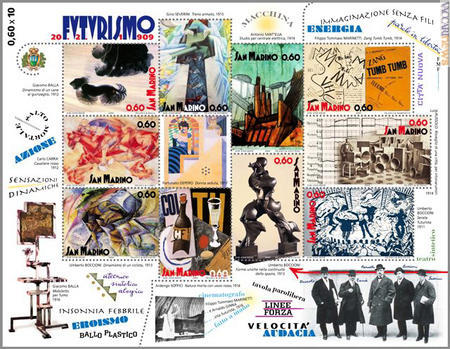 Yay, Futurismo Stamps!