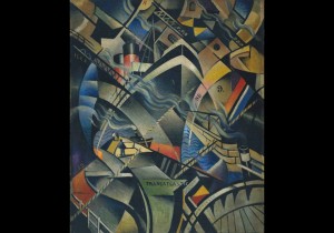 Christopher Richard Wynne Nevinson, The Arrival 1913 © Tate