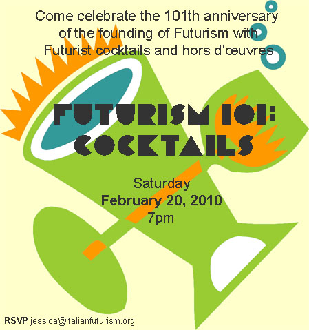 Futurism 101: Cocktail Party (Brooklyn, Feb 20, 2010)