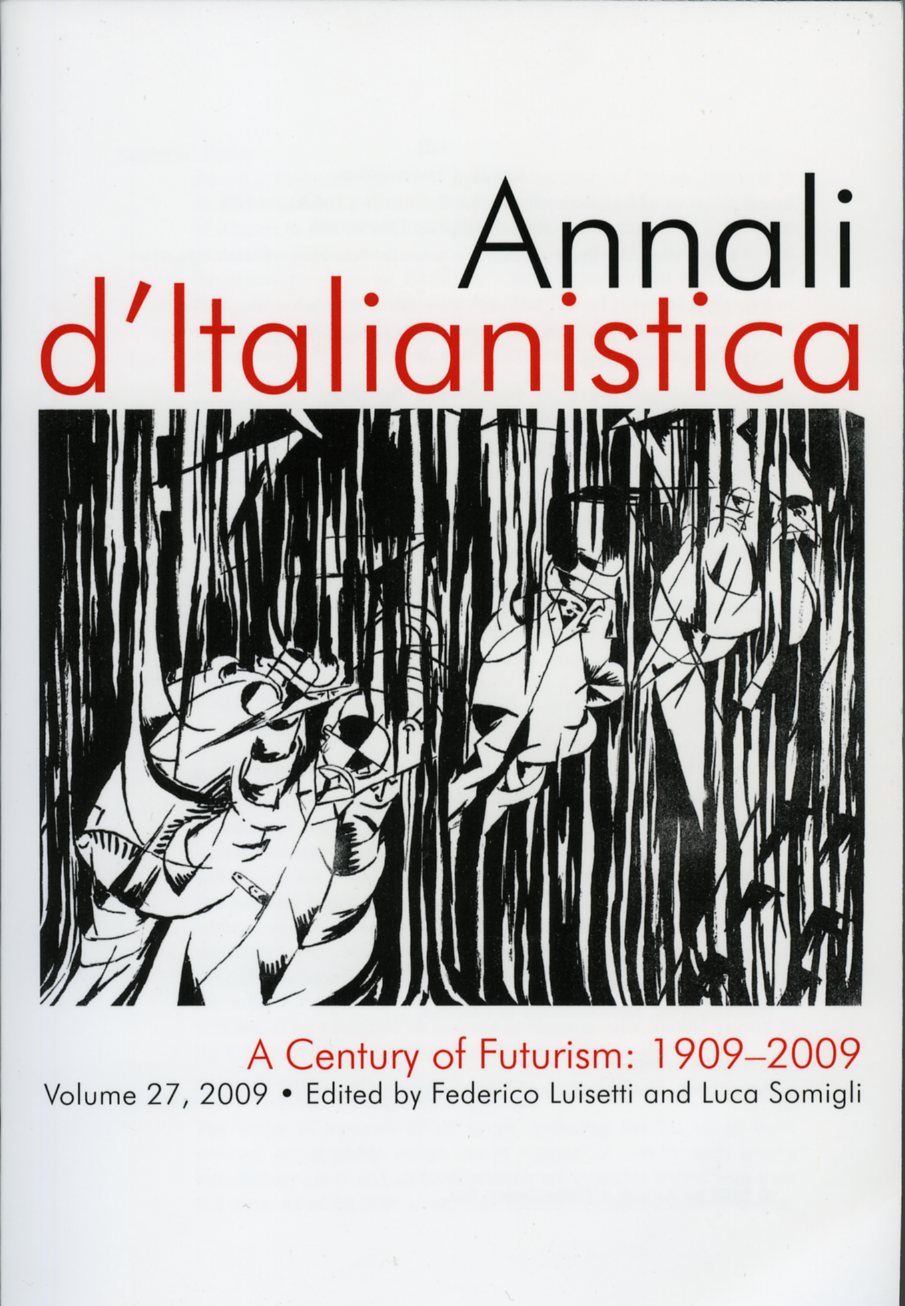 Special Issue: ‘A Century of Futurism: 1909-2009’
