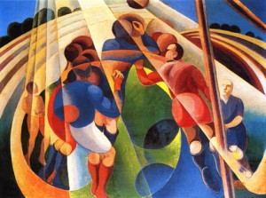 Gerardo Dottori. Partita di calcio. 1928. Private Collection.